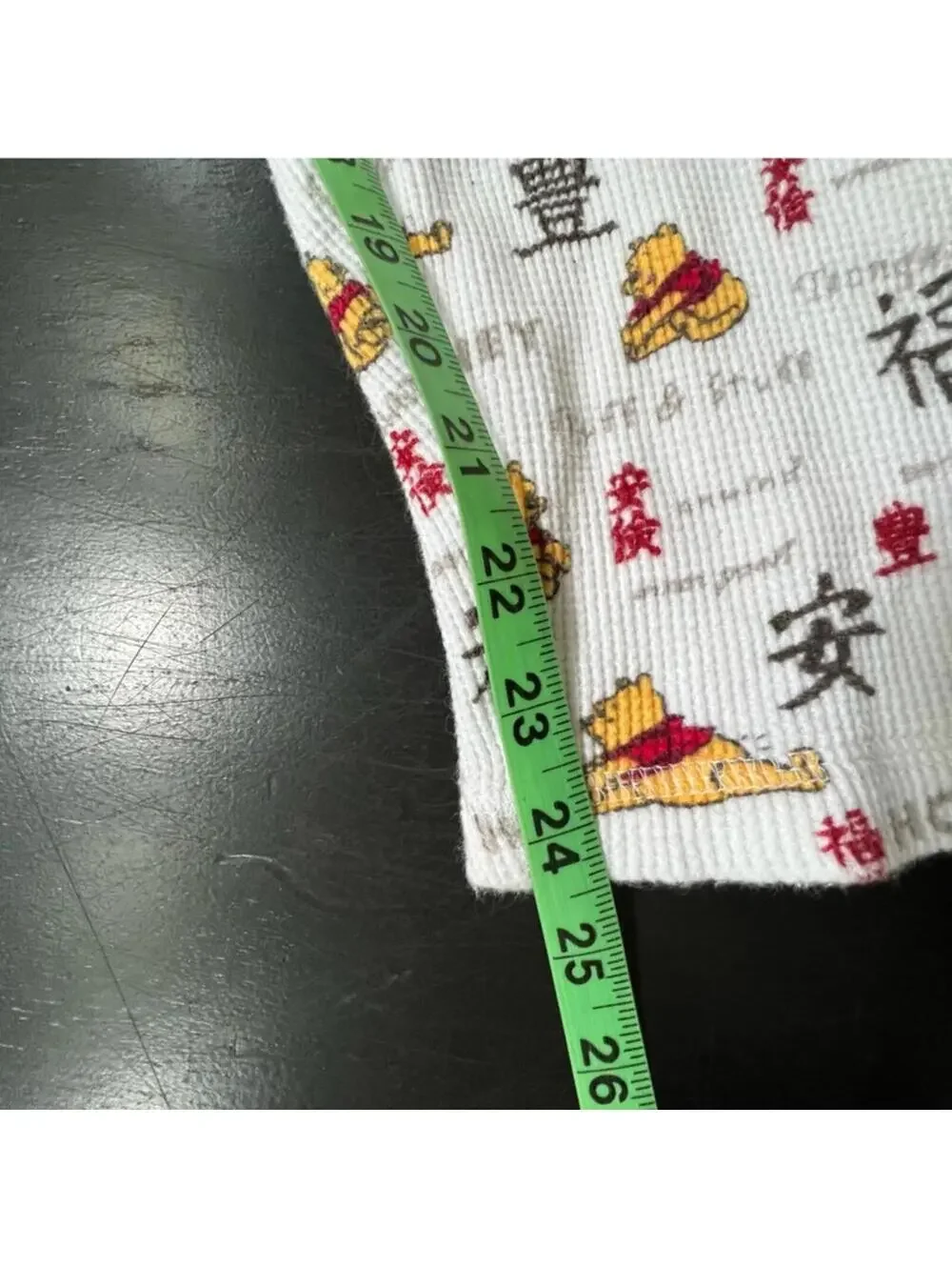 Vintage RARE Disney Store POOH BEAR & Asian Writing PJ Set - XL - Picture 10 of 12